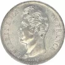 Francia 5 Francs Charles X - Type 2 - 1827 W Lille