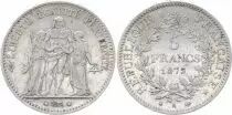 Francia 5 Francs Hercules - 3th Republic 1875 A Paris