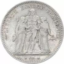 Francia 5 Francs Hercules - 3th Republic 1876 K Bordeaux