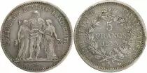 Francia 5 francs Hercules - Second Republic  - 1848 BB Strasbourg