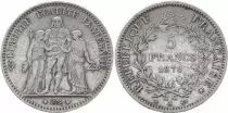 Francia 5 Francs Hercules - Third Republic - 1876 A