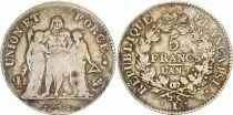 Francia 5 Francs Hercules group - An 7 L Bayonne