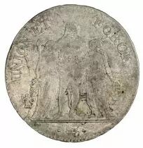 Francia 5 Francs Hercules group - An 8 K Bordeaux