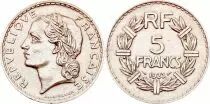 Francia 5 Francs Laureate head - 1933