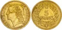 Francia 5 Francs Laureate head - 1933