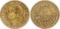 Francia 5 Francs Laureate head - 1933