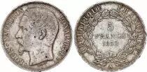 Francia 5 Francs Louis-Napoleon Bonaparte - Large head - 1852 A Paris - Silver