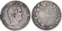Francia 5 Francs Louis-Philippe 1831 B Rouen raised lettering - Silver - KM.736.2