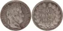 Francia 5 Francs Louis-Philippe 1st - 1834 A Paris