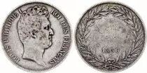 Francia 5 Francs Louis-Philippe I - 1830 B Rouen incuse lettering - Silver - KM.745.2