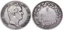 Francia 5 Francs Louis-Philippe I - 1831 B Rouen incuse lettering - Silver - KM.745.2