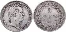 Francia 5 Francs Louis-Philippe I - 1831 B Rouen incuse lettering - Silver - KM.745.2