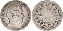 Francia 5 Francs Louis-Philippe I - 1831 W Lille- aFine - Silver - Raised lettering - KM 745.13