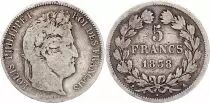 Francia 5 Francs Louis-Philippe I - 1838 A Paris - Silver
