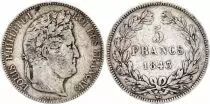 Francia 5 Francs Louis-Philippe I - 1843 A Paris - Silver