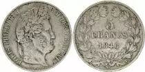 Francia 5 Francs Louis-Philippe Ist - 1846 W Lille - Silver