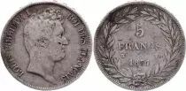 Francia 5 Francs Louis-Philippe Ist- 1831 W Lille incuse lettering