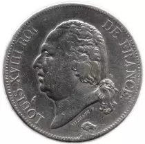 Francia 5 Francs Louis XVIII - 1819 B