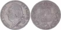 Francia 5 Francs Louis XVIII - 1822 K Bordeaux - F+