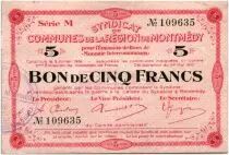 Francia 5 Francs Montm&eacute;dy S. des communes