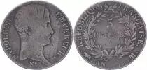 Francia 5 Francs Napoleon Emperor - Year 13 M Toulouse  - VG to F