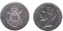 Francia 5 Francs Napoleon III - 1855 A Paris - Silver - F