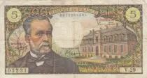 Francia 5 Francs Pasteur - 01-09-1966 - Serial V.29