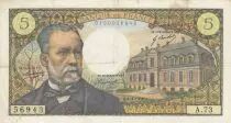 Francia 5 Francs Pasteur - 04-04-1968 - Serial A.73