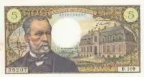 Francia 5 Francs Pasteur - 04-09-1969 Serial B.109 - AU