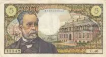Francia 5 Francs Pasteur - 04-11-1966  - Serial G.46