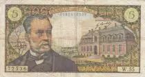Francia 5 Francs Pasteur - 05-05-1967 - Serial W.55