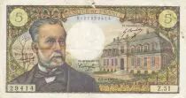 Francia 5 Francs Pasteur - 05-05-1967 - Serial Z.61