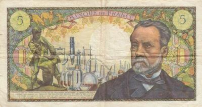 Francia 5 Francs Pasteur - 05-06-1969 - Series E.107