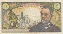 Francia 5 Francs Pasteur - 07-12-1967 Serial E.59 - F to VF - P.146