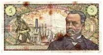 Francia 5 Francs Pasteur - 08.01.1970 - Serial S.117 - Fay.61.12