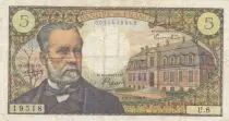 Francia 5 Francs Pasteur 05-05-1966 - Serial U.6