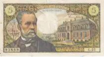 Francia 5 Francs Pasteur 05-05-1966 - Serial W.8 - XF
