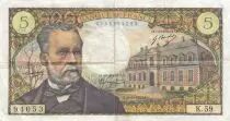 Francia 5 Francs Pasteur 05-05-1967 - Serial K.59