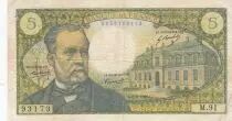 Francia 5 Francs Pasteur 06-02-1969 - Serial M.91