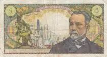 Francia 5 Francs Pasteur 07-07-1966 - Serial C.44
