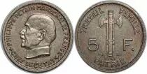 Francia 5 Francs Petain - 1941 - SUP