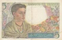 Francia 5 Francs Shepherd - 02-06-1943 - Serial B.17