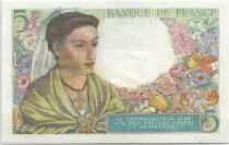 Francia 5 Francs Shepherd - 23-12-1943 Serial H.106