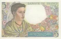 Francia 5 Francs Shepherd - 23-12-1943 Serial V.113