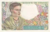 Francia 5 Francs Shepherd - 23-12-1943 Serial X.111