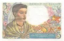 Francia 5 Francs Shepherd - 25-11-1943 Serial V.91 - AU
