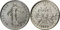 Francia 5 Francs Sower - 1979 UNC