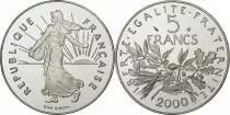 Francia 5 Francs Sower - 2000 Proof