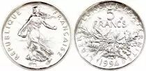 Francia 5 Francs Woman sowing seed  - 1987 - from UNC set