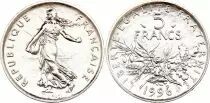 Francia 5 Francs Woman sowing seed  - 1987 - from UNC set